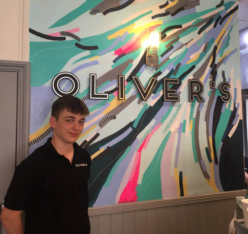 Connor of Oliver's Coffee Shop and Wine Bar